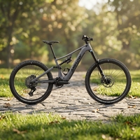 Vélo Électrique Tout Suspendu Amflow PR 2026 Haut de Gamme à Moteur Central 1500W, Cadre en Carbone Léger, Vélo de Montagne Sportif