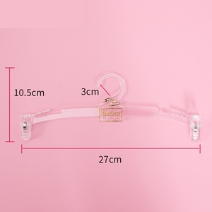 Vente en gros Bestifrom Logo personnalisé anti-dérapant vêtements cintre en plastique couleur sous-vêtements Clips cintre pour adulte pantalon soutien-gorge affichage - Product Image 6