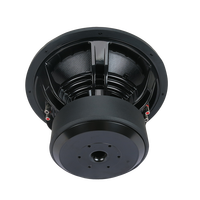 Subwoofer Mobil 15 Inch LOGO Kustom 1500W RMS Dengan Kerucut Serat Karbon Dual Coil Triple Magnet Speaker Audio Daya Tinggi