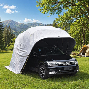 Abri de voiture pliable de luxe personnalisé Amas, imperméable, portable, structure en acier robuste, abri de jardin, tente de <span class=keywords><strong>garage</strong></span>, abri de voiture extérieur - Product Image 4