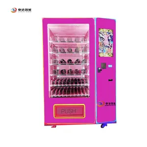 Custom Pink Beauty Vending Machine For Eyelashes And Hair Wigs