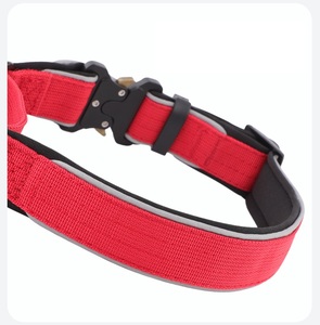 Kerah anjing taktis tugas berat untuk anjing jenis besar tidak tarik agresif pemandu latihan luar ruangan aman handal grosir - Product Image 3