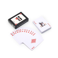 Service d'impression de cartes à jouer en PVC transparent, flexibles, imperméables, personnalisables, écologiques et durables pour les fêtes