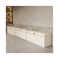 Éclairage rotatif Appliques murales sans cadre Étagère en verre Vitrine Perruque Cheveux Magasin pliant avec tiroir Type de produit Vitrines