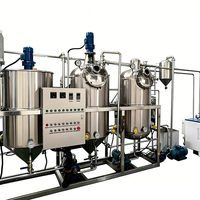 Usine de raffinage d'huile de cuisson, machine de dégommage et de déacidification, équipement de décoloration et de désodorisation