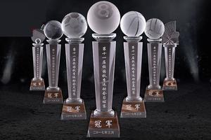 סיטונאי כדורגל גולף כדורגל שולחן טניס שולחן זכוכית זכוכית מותאם אישית קריסטל פרס - Product Image 2