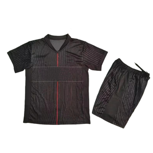 Frankreich 2526 Weiche Strapazierfähige Jersey-Sportbekleidung Verschleißfeste Fußball-Uniform-Sets für Kinder Leichte Jersey-Sommer-Sets für Kinder - Product Image 1