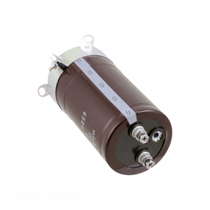 Distribuidor Autorizado LQR2G392MSEG Condensador de Aluminio 3900UF 20% 400V Montaje en Chasis con Tornillo 3900 uF - Product Image 1