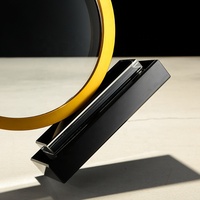 Jadevertu trophée de récompense personnalisé trophée en métal personnalisé en forme de rond