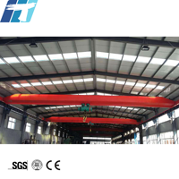 Pont roulant monopoutre sur mesure 5t avec hauteur de portée réglable et palan électrique pour entrepôt et atelier, certifié CE