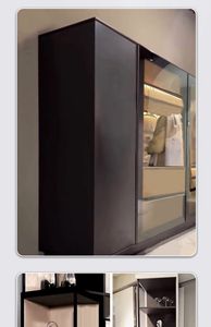 Zinc Alloy Closet Use Side <b>Corner</b> <b>Cabinet</b> Concealed <b>Storage</b> Compartment Concentric Rotating Shaft Hardware 180-Degree Rotation - Product Image 5