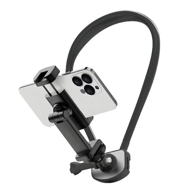 Hanging Neck Universal Flexible Phone Mount Hands-Free Mobile Holder Vlogging Recording Video Creator Adjustable Angel Portable
