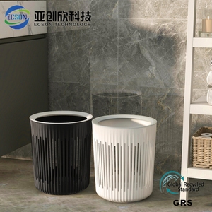 Lớn Rỗng Nhà Bếp Bin Sáng Tạo Khô Ướt Tách Thùng Rác Bin Cho Rác Phân Loại Làm Bằng Nhựa Khuôn Mẫu Hộ Gia Đình - Product Image 3