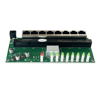 Switch 8Port Gigabit Tidak dikelola 1000Mbps jaringan Ethernet Switch PCBA OEM ODM papan kustom 1000M tidak dikelola Switch