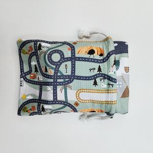 Serviette de plage gaufrée anti-sable à séchage rapide personnalisée 80*160 cm avec sac - Product Image 2