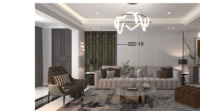 Panel Dinding 3D Gaya Modern untuk Dekorasi Rumah Tahan Air Pencegah Serangga Stiker Dinding Gunakan Lem MOQ Setiap Warna 800 Meter