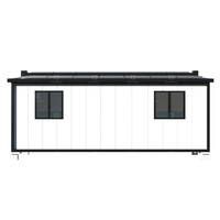 Kit de fabrication de maison mobile miniature extensible Maison conteneur mobile avec panneau sandwich et matériaux en acier à vendre