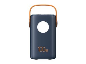 Портативный внешний аккумулятор PD100W с двусторонней быстрой зарядкой, литий-ионный, для использования на улице, с фонариком, аварийный источник питания для мобильных устройств - Product Image 6