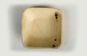 Tazón Cuadrado de Hoja de Areca de 4 Pulgadas, Tazón Desechable de Hoja Natural, Tazón Sostenible para Servir Alimentos al por Mayor - Product Image 3