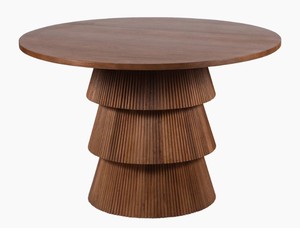 Modern Round Mango Wood Dining <b>Table</b> for 4 Modern Design for Home Furniture - Product Image 5