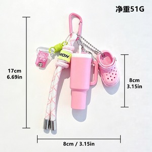 <span class=keywords><strong>Porte</strong></span>-clés 3D en PVC Série Sport et Fitness Dessin Animé 2026 – Pendentif Haltère pour Sac à Dos Garçons Filles, Cadeau, Gourde - Product Image 5