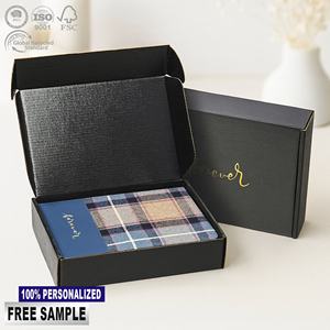 Cuaderno de Lujo con Caja de Regalo Disponible, Tamaños A5 y <span class=keywords><strong>A6</strong></span>, Logotipo Personalizado, Cubierta de Tela Escocesa y Cuero PU, Patrón Tartán, Marca Corporativa, Pedidos al por Mayor - Product Image 1