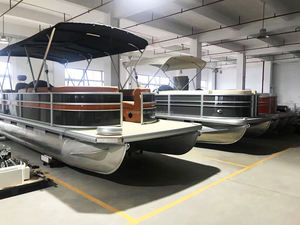 Nuevo Catamarán/Yate Pontoon de Lujo de Aluminio Eléctrico de 26-30 Pies con Motor y <span class=keywords><strong>Remolque</strong></span> en Venta 2023 - Product Image 4