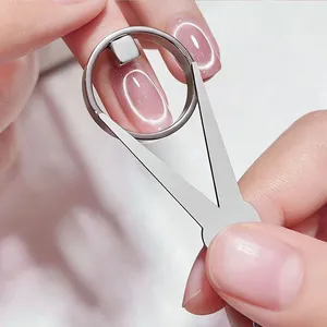 Black Hole Shape Cat Eye <b>Nail</b> Art Magnet Suck Hollow Cat Eye <b>Nail</b> Art Effect Magnet Ring for Magnetic Gel Polish Manicure <b>Tools</b> - Product Image 2