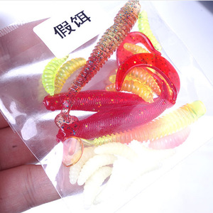 Señuelos blandos Daitetsu de 8.5 cm en bolsa, aparejos de pesca de lubina para agua dulce - Product Image 2