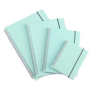 Kích thước tùy biến PP bìa không thấm nước kế hoạch Tạp Chí Nhật Ký máy tính xách tay màu xanh lá cây cuộn dây máy tính xách tay logo tùy chỉnh - Product Image 1