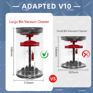 Poubelle Poubelle Pièces de rechange pour aspirateur Dysons V10 SV12 969509-01 - Product Image 2