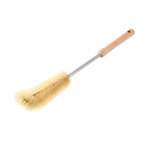 Brosse à tasses à manche en bois, brosse de nettoyage de bouteilles à long manche en nylon pour la cuisine, le verre et les thermos - Product Image 5