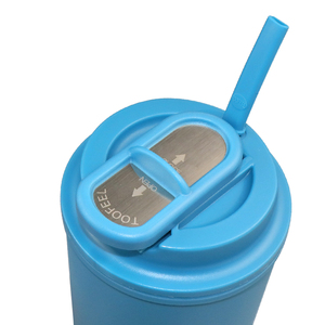 Vaso de Café de Plástico PP Libre de BPA con Pajita de Silicona, Ecológico, 500 ml, Vaso Deportivo para Fitness - Product Image 4