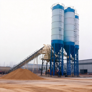 Centrale à béton diesel Corey HZS60 haute productivité et durable avec système automatique contrôlé par PLC, pompe et silos à ciment - Product Image 1