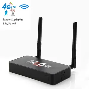 RK3328 4g lte android tv box antenna con 3g 4g sim card android tv box avec carte sim 4g lte smart tv setup box