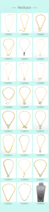 Venta caliente al por mayor de encargo 18K chapado en oro ajustable gargantilla COLLAR COLGANTE mujeres - Product Image 6