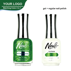 Offre Spéciale NEWNAIL 2in1 Vegan Non-Toxique Hema-Free LED-Durci UV Polish Longue Durée <span class=keywords><strong>Semi</strong></span>-<span class=keywords><strong>Permanent</strong></span> DIY Designer Nail Glitter - Product Image 4