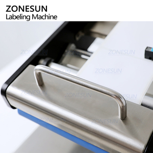 ZONESUN ZS-TB4 Desktop Semi Automatic Sticker Square <strong>Bottle</strong> Flat <strong>Bottle</strong> <strong>Box</strong> Surface <strong>Labeling</strong> <strong>Machine</strong> - Product Image 4