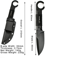 Couteau de chasse et de survie pliable OEM personnalisé de haute qualité FX-630, qualité industrielle, tranchant, défense, EDC, tactique, portable, Kydex N690Co