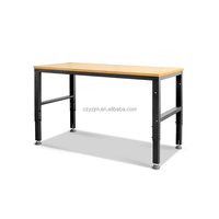 Banc de travail robuste réglable en hauteur de 48 pouces, pour garage commercial/résidentiel, atelier, acier laminé à froid, revêtement en poudre, OBM