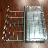 Kit de paniers de câbles modulaires en treillis métallique galvanisé à chaud avec connecteurs pour câblage sous plancher de salle informatique