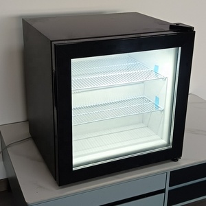 アイスクリーム小型冷凍庫55L LEDライトミニガラスドアディスプレイ - Product Image 4