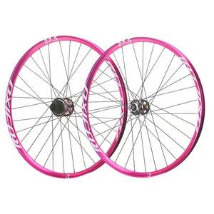 Rujixu DH30 32H <span class=keywords><strong>ซี่</strong></span>ล้อจักรยานเสือภูเขา26/27.5/29 MTB ชุดล้อจักรยานอะลูมิเนียมอัลลอยด์ระบบเบรกสีดำด้านเกรด A + - Product Image 2