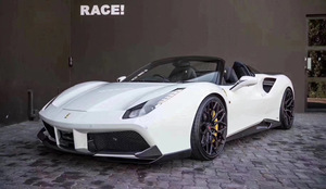 Kit de carrocería de fibra de carbono estilo <span class=keywords><strong>Novitec</strong></span> de alta calidad para Ferrari <span class=keywords><strong>488</strong></span> GTB que incluye alerón de faldones laterales de difusor trasero de labio delantero - Product Image 3