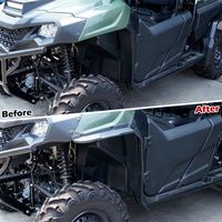 Extensions d'ailes avant Yongjin pour Honda Pioneer 700-2 700-4 2014-2025, garde-boue avant combinés