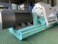 Nouvelle Broyeuse à marteaux à haute performance pour cosses de riz et sciure de bois, avec moteur Ringdie 90 kW 380V pour une production efficace d'aliments pour animaux