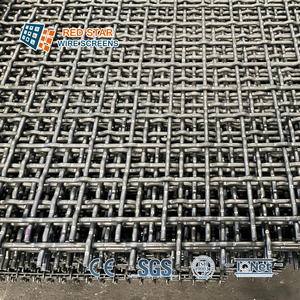 <span class=keywords><strong>Grillage</strong></span> <span class=keywords><strong>de</strong></span> protection à mailles fixes en acier au manganèse haute rigidité / anti-desserrage pour applications minières, carrières et métallurgie à charge lourde - Product Image 2