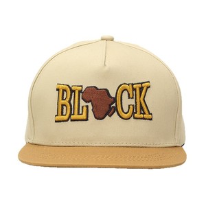 Gorra Snapback Negra con Bordado, Gorra de Béisbol de Lona, Estilo Hip Hop con Visera Plana para Hombre - Product Image 5