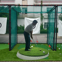 Gazon synthétique de haute qualité, simulateur de practise personnalisé, pratique souple, tapis de golf 3d