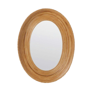 Custom Art Deco Makeup Irregular Wooden Frame Black Wood Mounted <b>Bathroom</b> -Home Decor <b>Wall</b> Hanging <b>Mirror</b> - Product Image 2